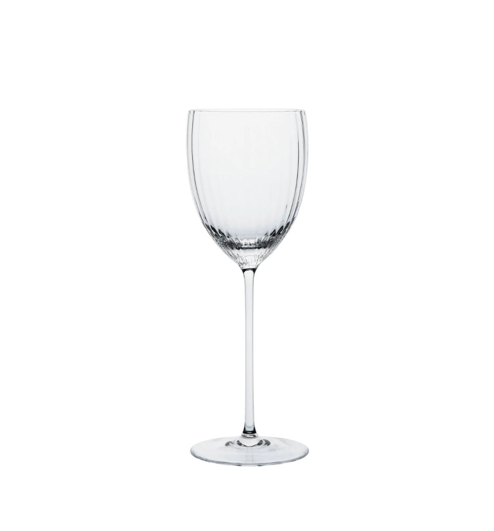 Clear Quinn White Wine Glass